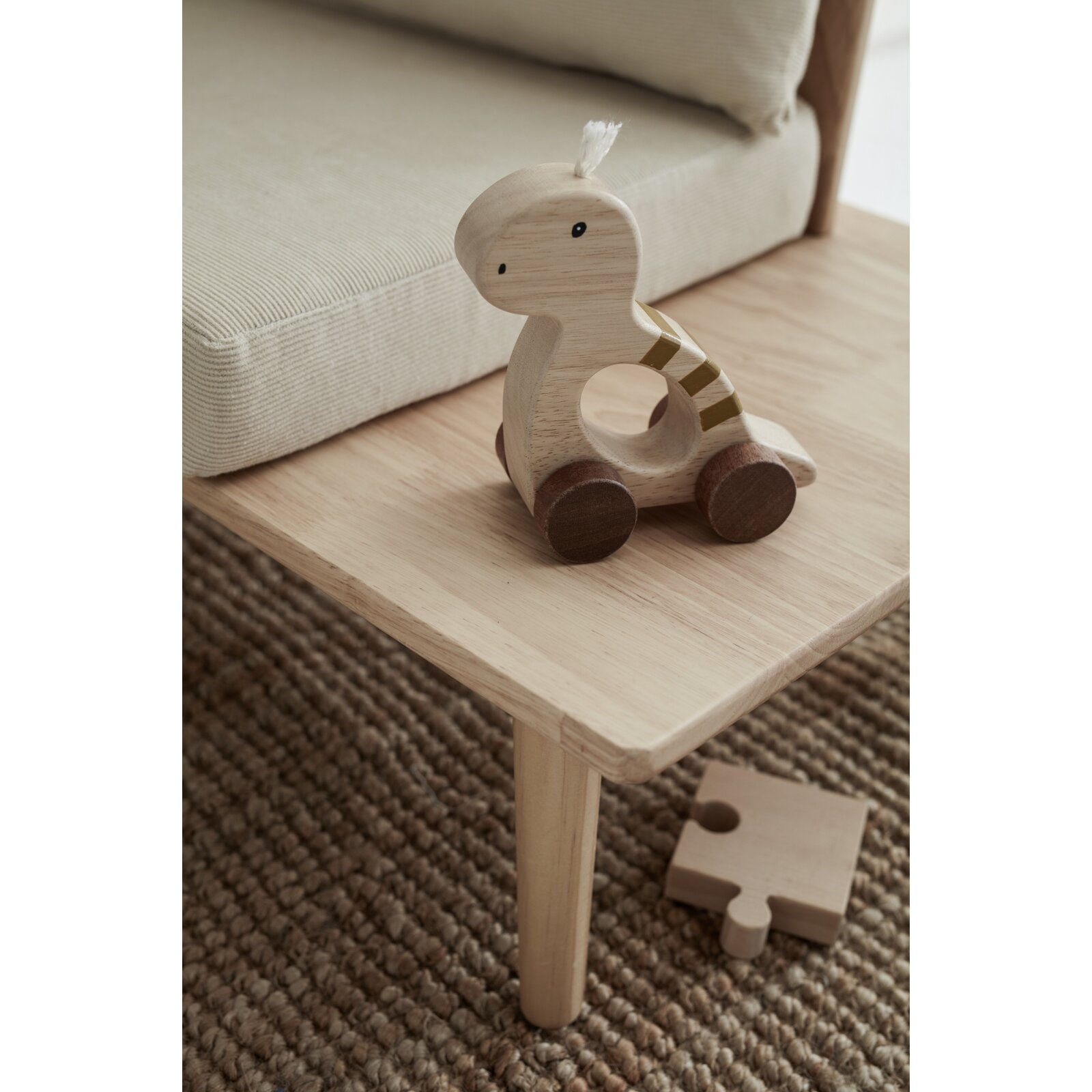 Kids Concept Holztier Dino 'Neo' natur ca. 14cm ab 1 Jahr