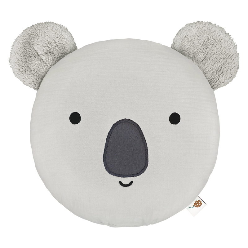 Bio Kissen &#039;Koala Karl&#039; Musselin handbestickt 30cm