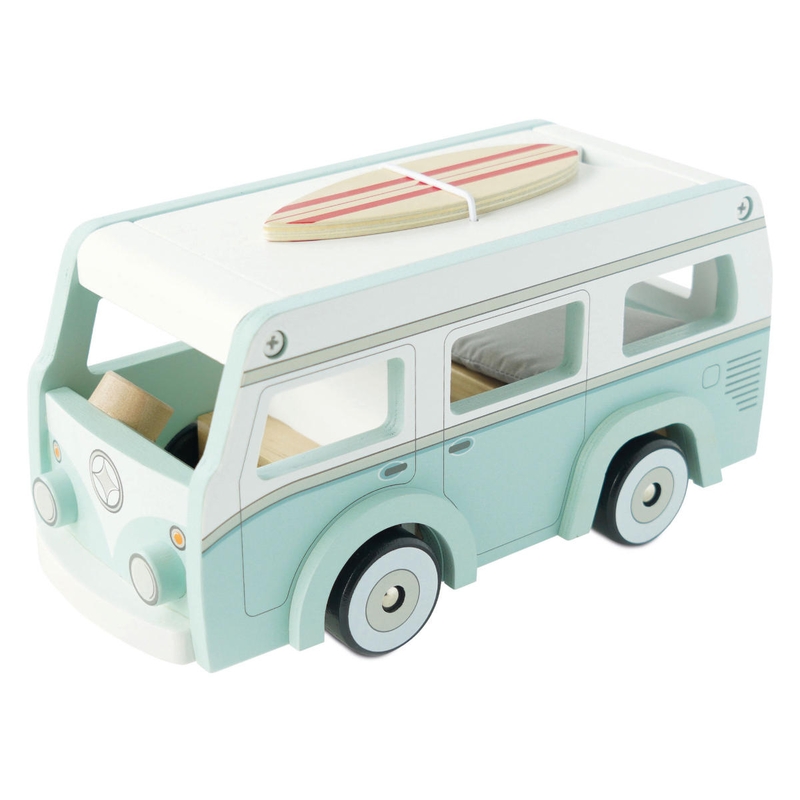 Puppenauto &#039;Campervan&#039; Holz 25cm ab 2 Jahren