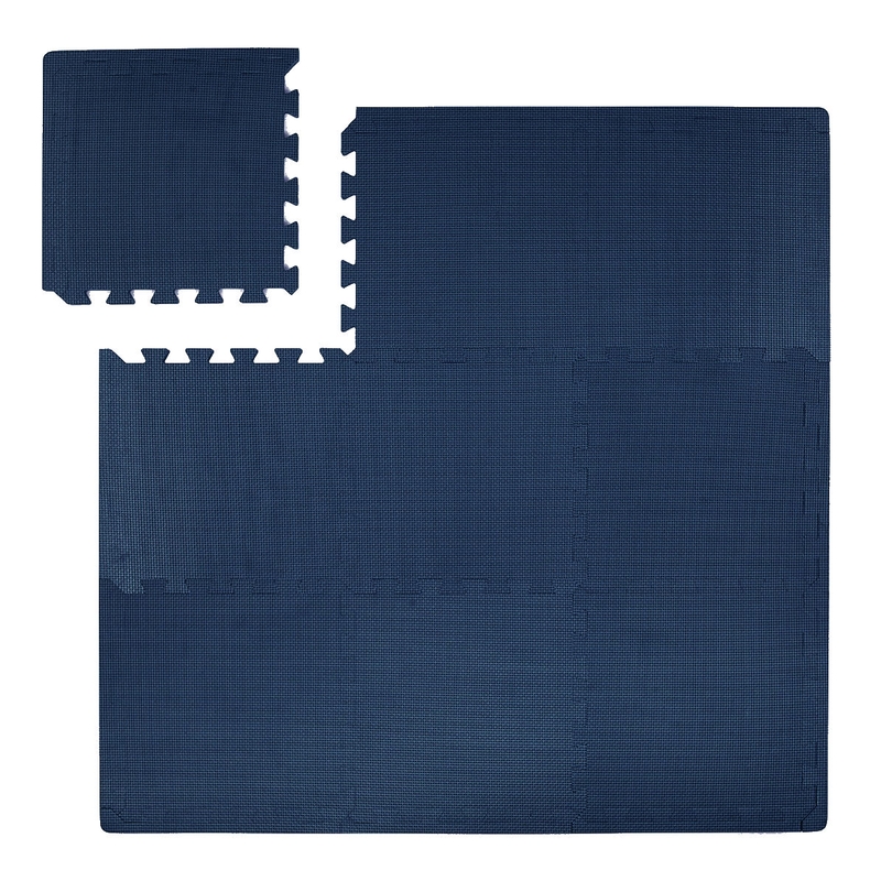 Puzzlematte Schaumstoff dunkelblau 100x100cm