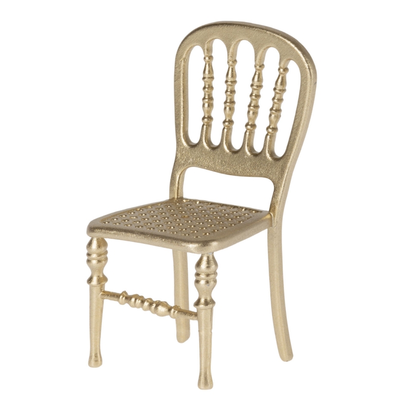 Stuhl für Puppenhaus &amp; Schloss 8cm (Micro)