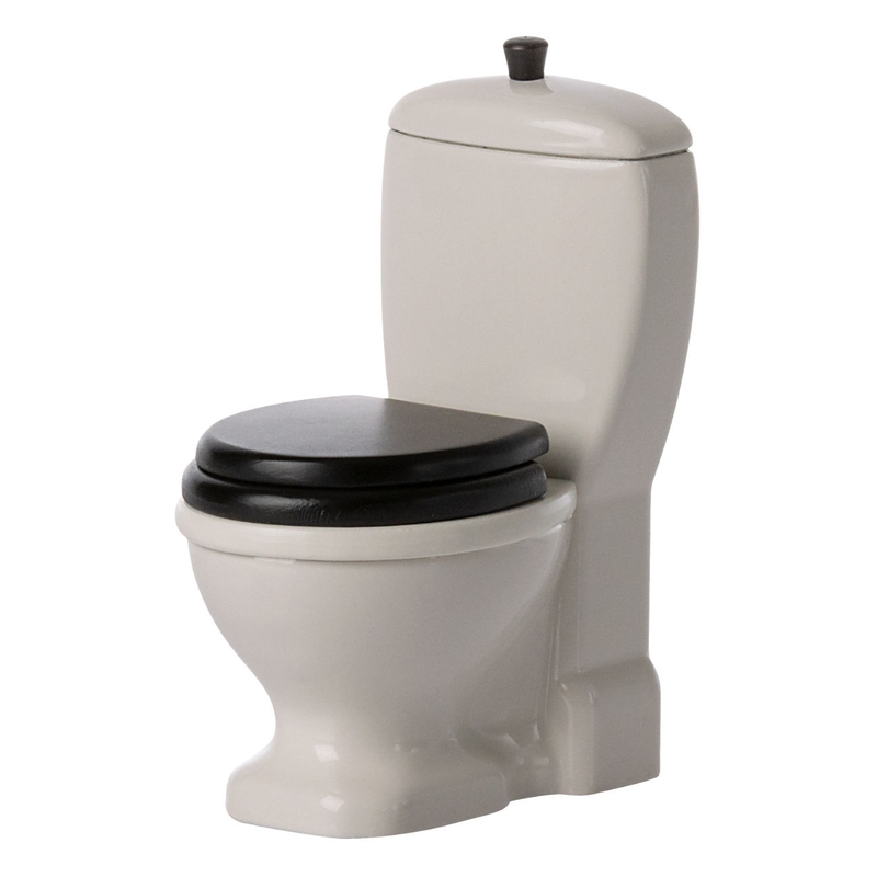 Toilette für Puppenhaus &amp; Schloss 10cm (Micro)