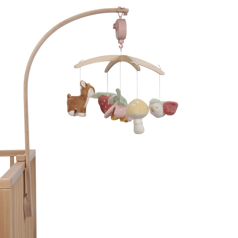 Musikmobile Holz &#039;Fairy Garden&#039; rosa