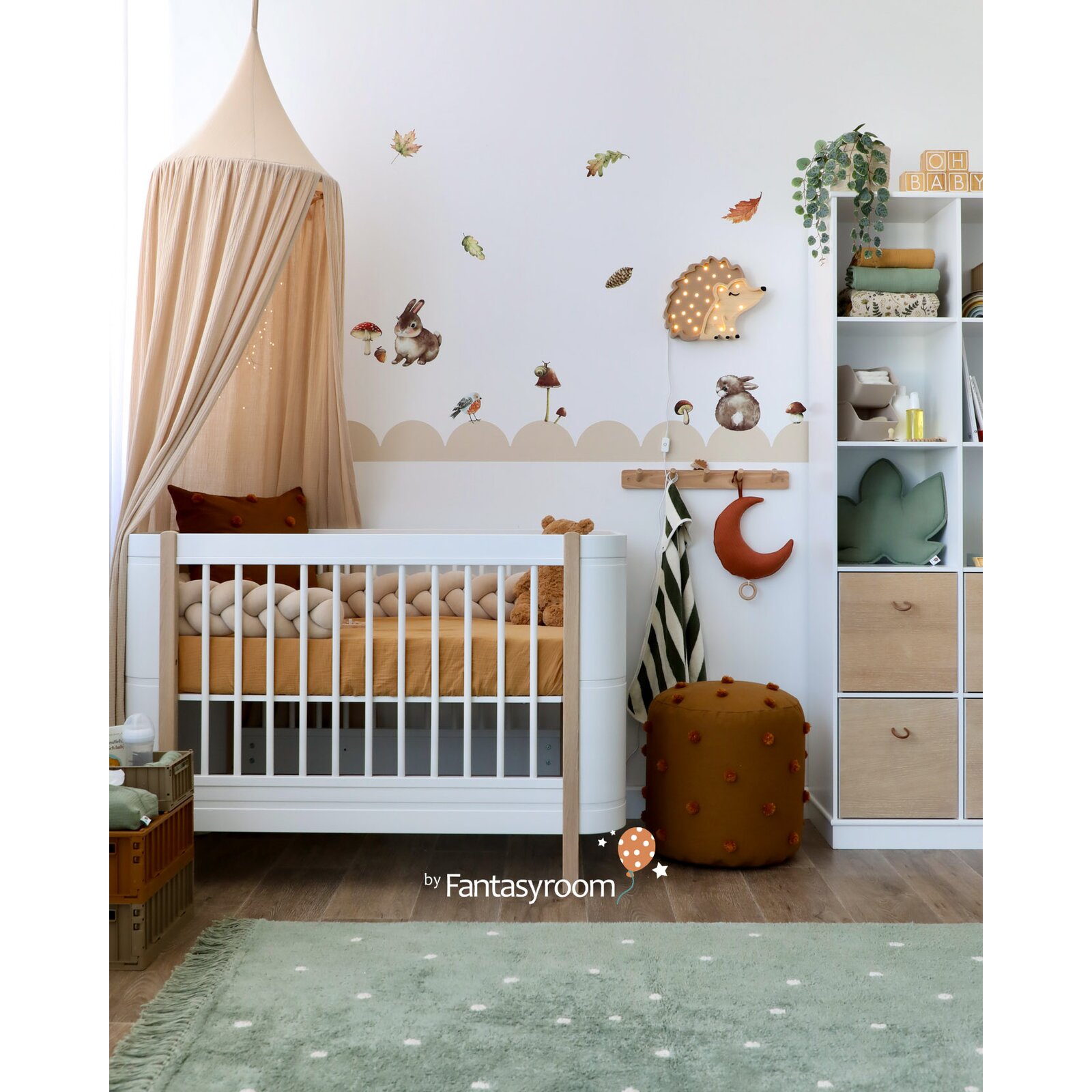 Edles sold Premium Baby Zimmer Babybett Wickelkommode Träumeland