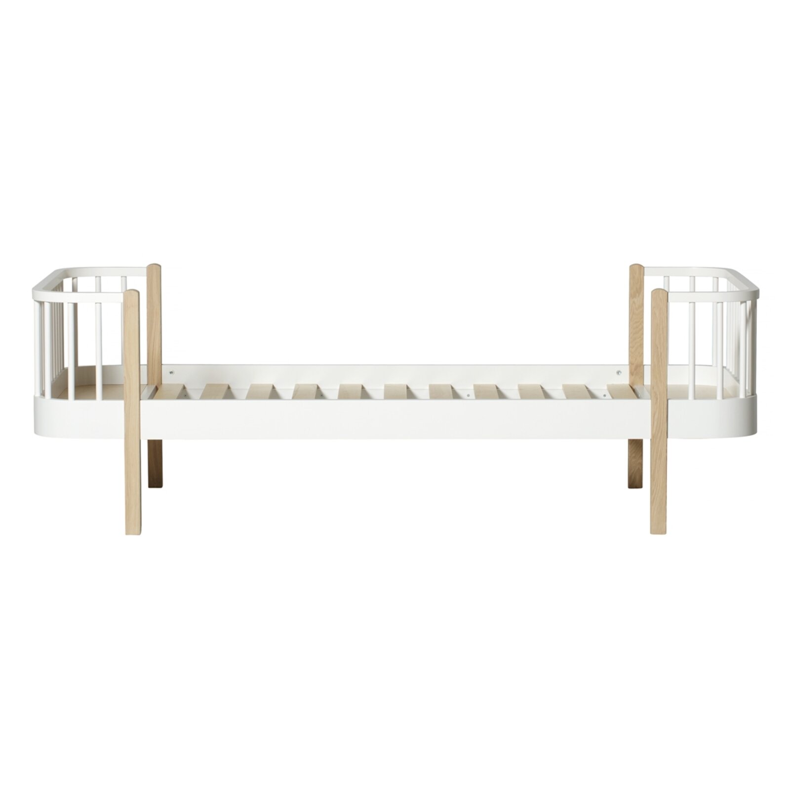 Oliver Furniture Bett 'Wood' Eiche/weiß 90x200cm online kaufen