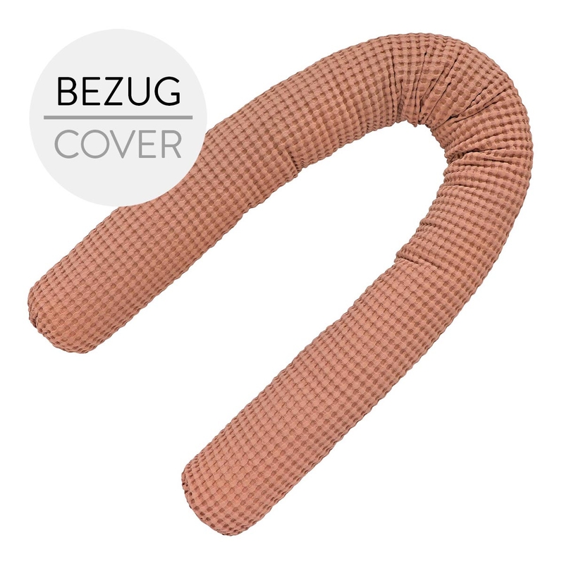 Bettschlangenbezug Waffel zimt 180cm