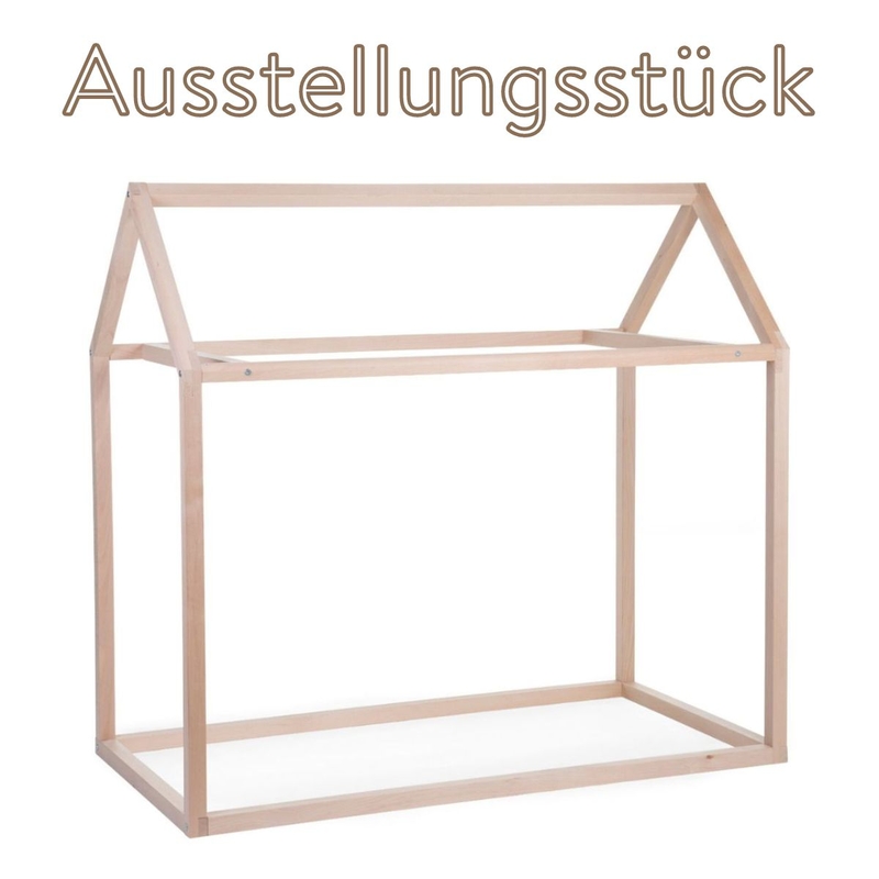 Ausstellungsstück Hausbett mit Lattenrost 70x140cm - nur Abholung