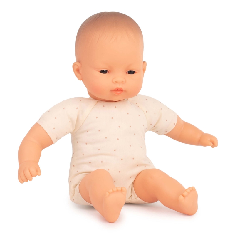 Babypuppe mit Weichkörper asiatisch 32cm