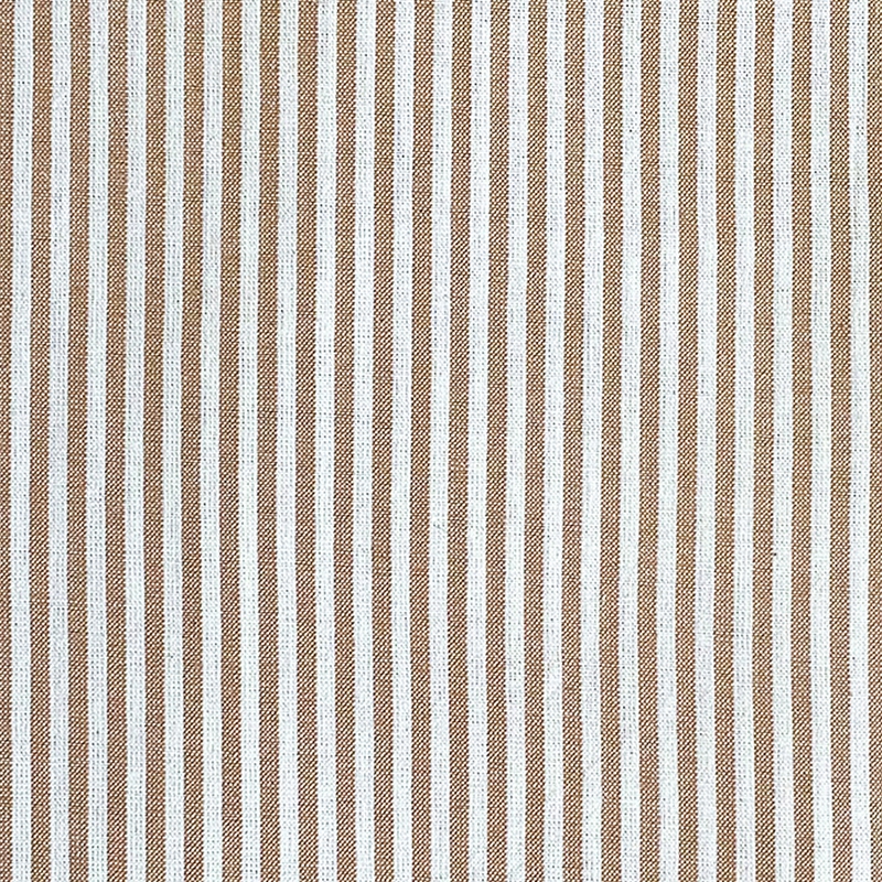 Baumwollstoff &#039;Streifen&#039; beige/weiß